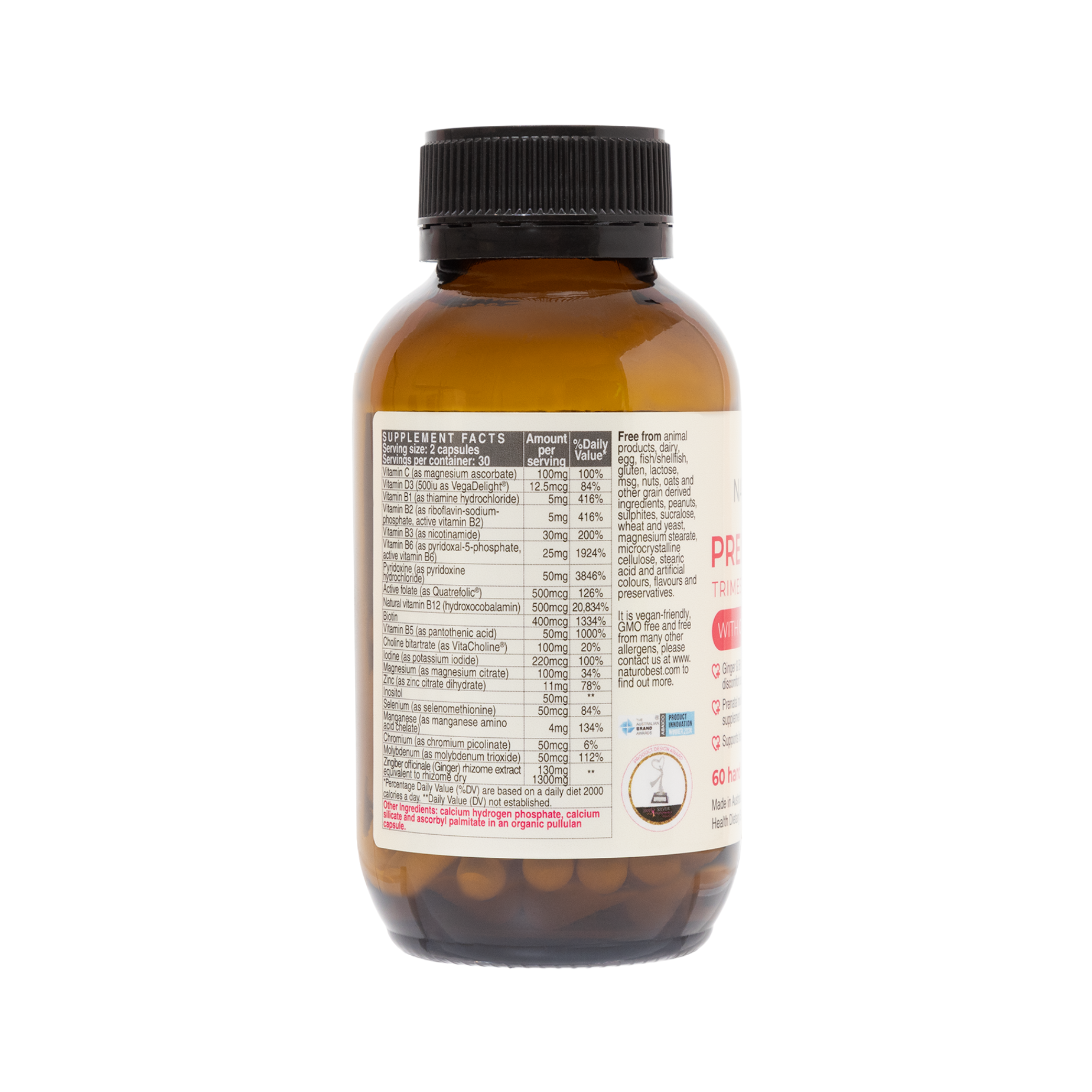 Prenatal Trimester One with Ginger | US Label | 20% Off!